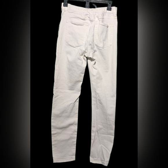 Everlane Women's Skinny White Jeans Size 28 Waist 28 Inseam EUC - Picture 4 of 4